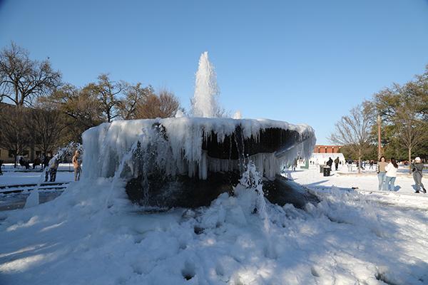 frozen fountain